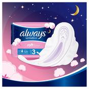 Always Sensitive Night Pads with Wings 10 Pads image