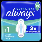 Always Ultra Size 1 Pads with Wings 13 Pads image