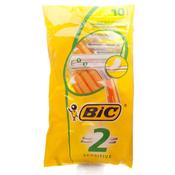 BIC 2 Sensitive Razors 10s