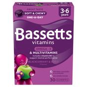Bassetts Vitamins 3-6 Years Blackcurrant &amp; Apple Omega 3 Multivitamins 30 Gummies image