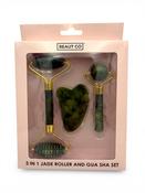 Beaut Co 3 In 1 Jade Roller Set image