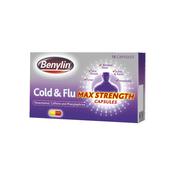 Benylin cold &amp; flu max strength capsules image