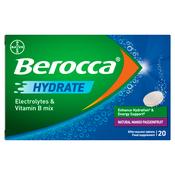 Berocca Hydrate Mango Passionfruit Flavour 20 Effervescent Tablets