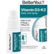 BetterYou Vitamin D4000 Plus K2 Oral Spray 15ml