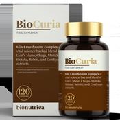 BioCuria Mushroom Complex, Brain &amp; Immune Support 120 Capsules image