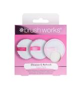 Brushworks Cleanse &amp; Refresh Face Pads 3 Pack image