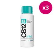CB12 Mild Mint-Menthol Mouthwash 250ml x 3 image