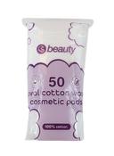 CS Beauty Oval Cotton Wool Cosmetic Pad 50 Pads
