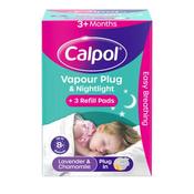 Calpol Orange Soothe &amp; Care Vapour Plug &amp; Nightlight 3+ Months