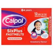 Calpol Six Plus Fastmelts 12 Pack