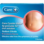 Care+ Cystitis Relief Oral Solution 6 Sachets