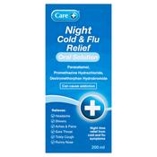 Care+ Night Cold &amp; Flu Relief Oral Solution 200ml image