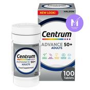 Centrum Advance 50+ Multivitamins &amp; Minerals 100 Tablets