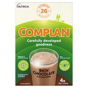 Complan Chocolate Nutritional Drink 4 x 55g Sachets