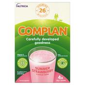 Complan Strawberry Nutritional Drink 4 x 55g Sachets