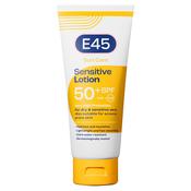 E45 Sun Care SPF50+ UVB + UVA Sensitive Lotion 180ml image