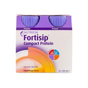 Fortisip Compact Protein Peach &amp; Mango 125ml x4