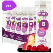 Get More B Vitamins Still Apple &amp; Raspberry Drink 12 x 500ml