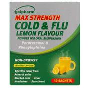 Galpharm Max Cold &amp; Flu Lemon