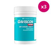 Gaviscon Advance Chewable Tablets x 3