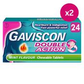 Gaviscon Double Action Mint Chewable 48 Tablets image