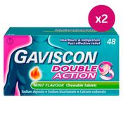 Gaviscon Double Action Mint Chewable 96 Tablets image