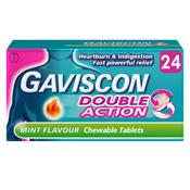 Gaviscon Double Action chewable tablets mint image