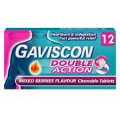 Gaviscon Double Action chewable tablets mixed berry image
