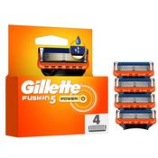 Gillette Fusion5 Power Razor Refills For Men 4 Pack
