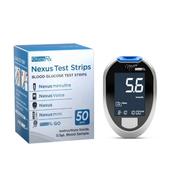 GlucoRX Nexus Blood Glucose Monitoring System + GlucoRX Nexus Glucose Test Strips image