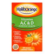 Haliborange A,C &amp; D Vitamins 60 Chewable Tablets