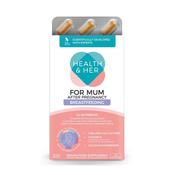 Health &amp; Her For Mum After Pregnancy Breastfeeding 60 Capsules