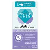 Health &amp; Her Sleep+ Multi Nutrient Support Supplement 30 Capsules