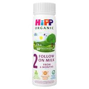 Hipp Organic 2 Follow On Milk Ready To Feed 200ml