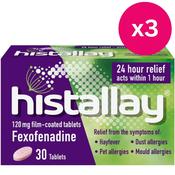 Histallay 120mg 30 Tablets x3 image