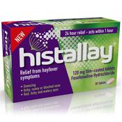 Histallay Fexofenadine 120mg 30 Tablets