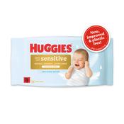 Huggies Pure Extra Sensitive Plastic Free Baby Wipes 48 Wipes