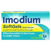 Imodium SoftGels Loperamide 2mg  6 Capsules image