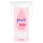 Johnson's Baby Cotton Pads 50 Pack