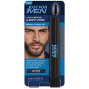 Just For Men 1-Day Beard &amp; Brow Colour Dark Brown 9ml image
