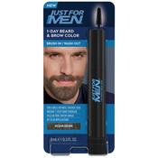 Just For Men 1-Day Beard &amp; Brow Colour Medium Brown 9ml image