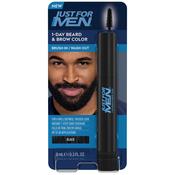Just For Men 1-Day Beard &amp; Brow Colour Real Black 9ml image