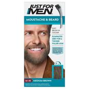 Just For Men Moustache &amp; Beard Medium Brown Hair Dye M-35