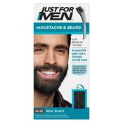 Just For Men Moustache &amp; Beard Real Black Hair Dye M-55