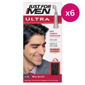 Just For Men Ultra Hair Dye Real Black A55 x 3 image
