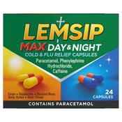 Lemsip Max Day &amp; Night 24 Capsules image
