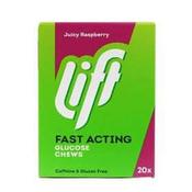 Lift Glucose Chews Raspberry Box 20
