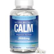 Natural Vitality Magnesium Glycinate 2660mg 90 Capsules