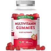 Nature's Truth Adult Multivitamin 60 Vegan Gummies Strawberry Flavour