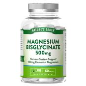 Nature's Truth Magnesium Bisglycinate 500mg  60 Tablets